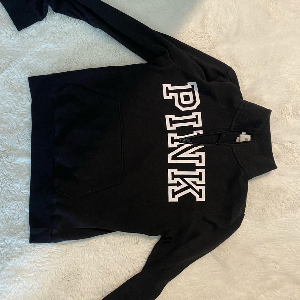 Pink— black quarter zip like NEW